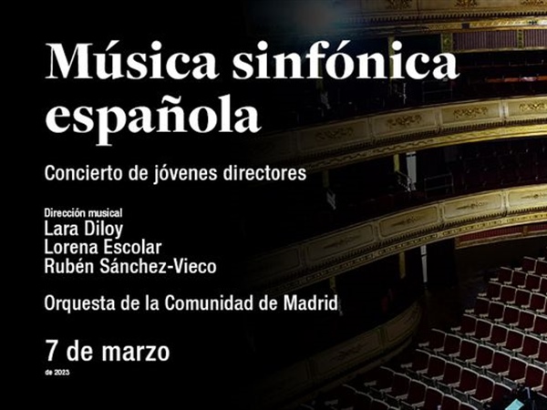 Concierto sinfónico de jóvenes directores en el Teatro de la Zarzuela