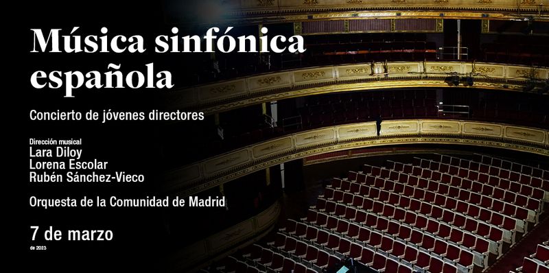 Concierto sinfónico de jóvenes directores en el Teatro de la Zarzuela