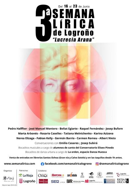 III Semana Lírica de Logroño “Lucrecia Arana”, del 16 al 23 de junio