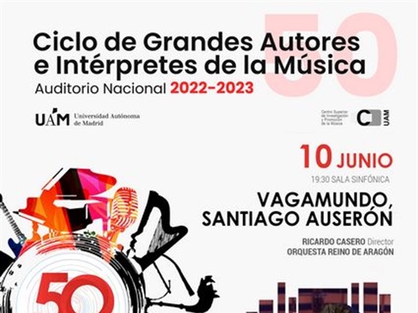 Santiago Auserón presenta en Madrid “Vagamundo” con la Orquesta Reino de Aragón
