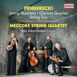 PENDERECKI: Cuartetos de cuerda ns. 1, 2, 3 y 4; Der unterbrochene Gedanke; Cuarteto con clarinete.