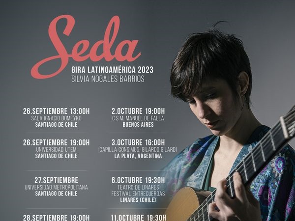 La guitarrista Silvia Nogales lleva su proyecto Seda a Chile y Argentina