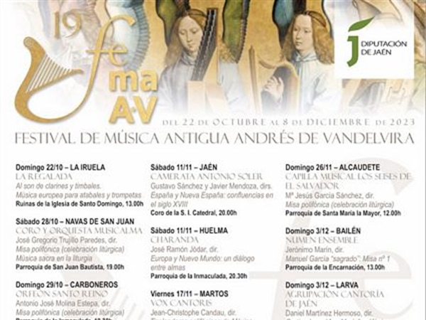 Festival de Música Antigua Andrés de Vandelvira de la Diputación de Jaén