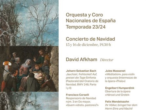La Orquesta y Coro Nacionales de España ofrecerán un concierto extraordinario de Navidad
