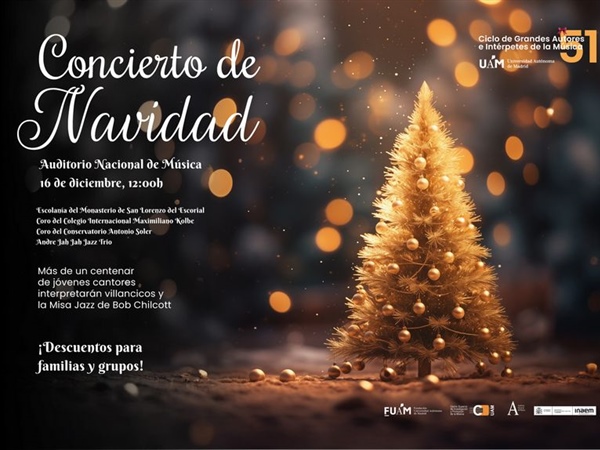 Concierto de Navidad en el 51 Ciclo de Grandes Autores e Intérpretes de la Música de la UAM