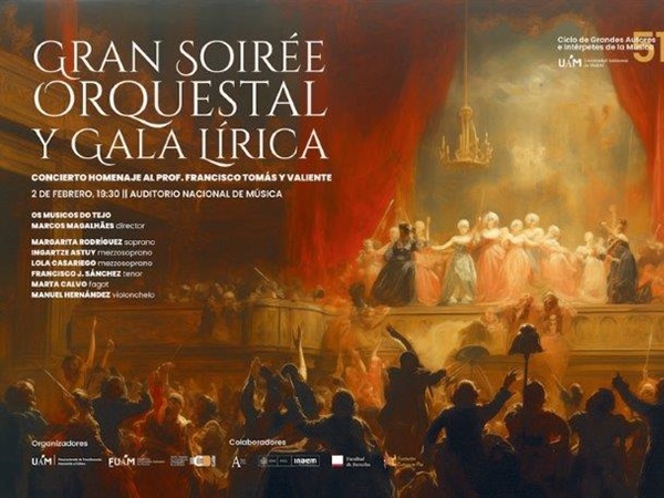 El CSIPM de la Universidad Autónoma de Madrid presenta la Gran Soirée Orquestal y Gala Lírica