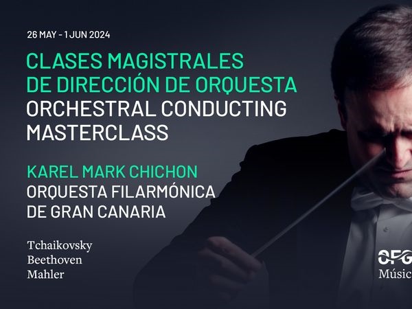 Nuevas clases magistrales de Karel Mark Chichon con la Orquesta Filarmónica de Gran Canaria