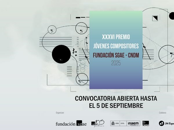La Fundación SGAE y el CNDM convocan el 36 Premio Jóvenes Compositores 2025