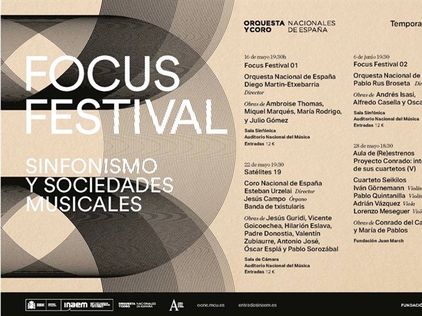 Sinfonismo y Sociedades Musicales, quinta edición del FOCUS Festival de la OCNE