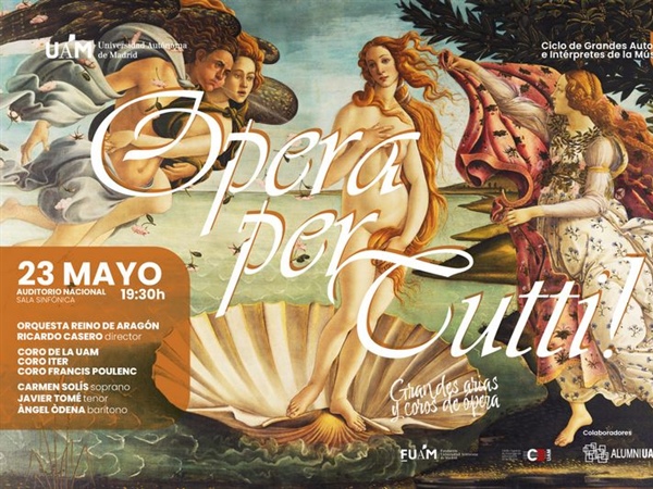 Opera per Tutti! en el ciclo de la UAM, un recorrido por las grandes arias y coros de la ópera italiana