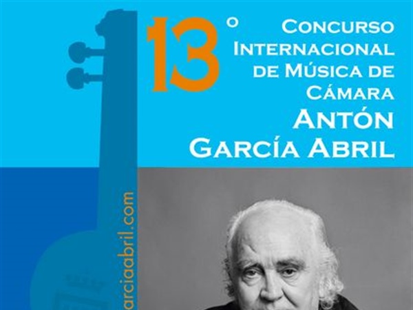 XIII edición del Concurso Internacional de Música de Cámara Antón García Abril