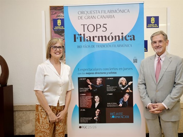 La Orquesta Filarmónica de Gran Canaria lanza el nuevo ciclo TOP 5 Filarmónica