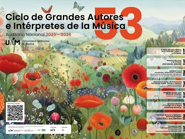 53 Ciclo de Grandes Autores e Intérpretes de la Música de la Universidad Autónoma de Madrid