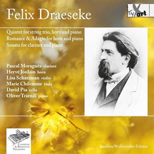 DRAESEKE: Quinteto con piano Op. 48. Adagio Op. 31. Romanza para piano y trompa Op. 32. Sonata para clarinete y piano Op. 38.