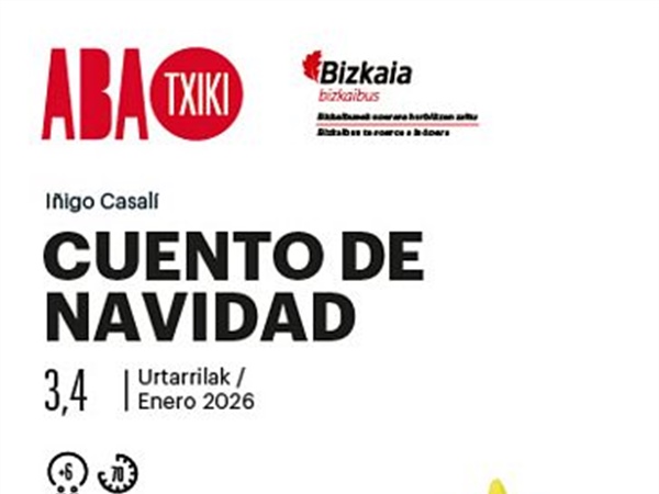 Cuento de Navidad, el clásico de Dickens, recibe el año nuevo en la temporada ABAO Txiki