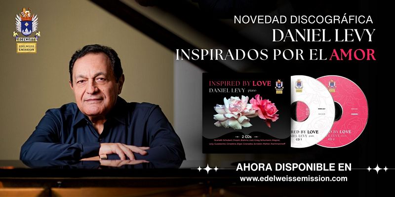 El pianista Daniel Levy presenta su nuevo doble álbum 'Inspirados por Amor'