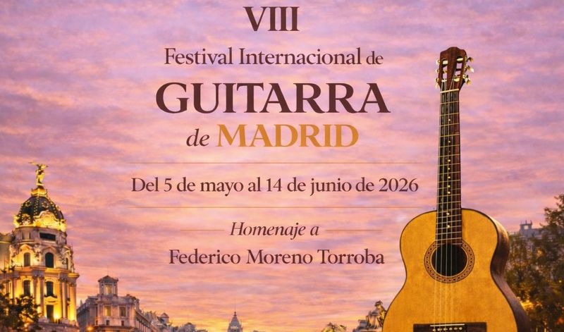 Ocho conciertos en la octava edición del Festival Internacional de Guitarra de Madrid