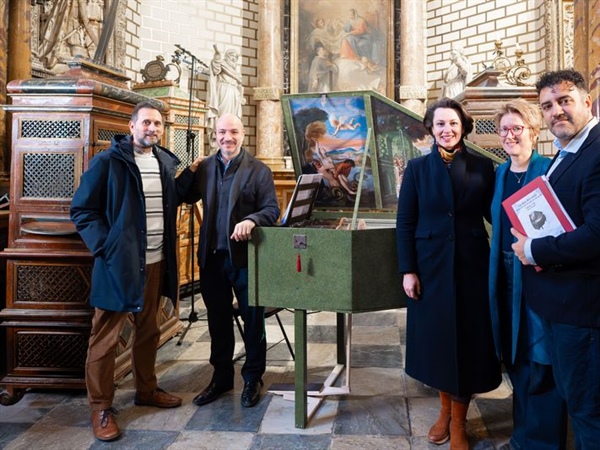 Ulises Illán y Nereydas recuperan en Toledo ‘la lira del cielo’, instrumento único en el mundo
