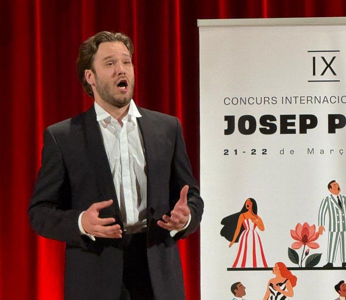 El tenor Tomislav Jukić, primer premio en el IX Concurso Internacional de Canto Josep Palet