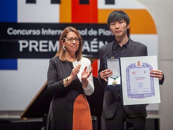 Ayumu Ibaraki, primer premio en el Concurso Internacional de Piano “Premio Jaén”