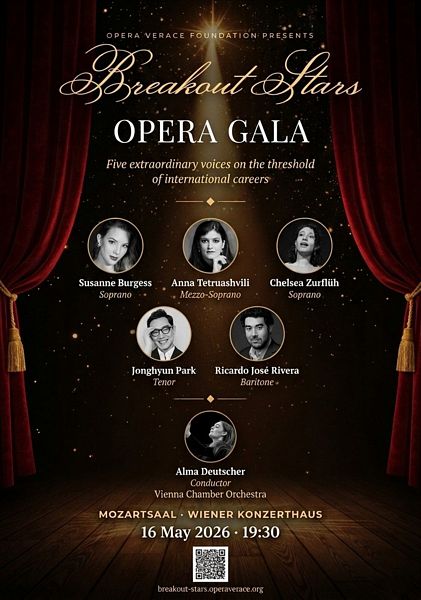 Opera Verace Foundation anuncia el concierto “Breakout Stars” en el Wiener Konzerthaus