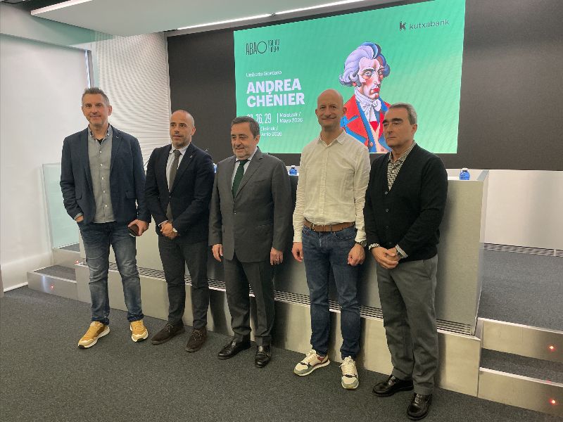 ABAO Bilbao Opera clausura la 74 Temporada con Andrea Chénier: amor y muerte en la revolución francesa