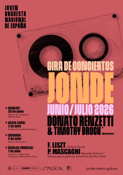 La Joven Orquesta Nacional de España (JONDE) presenta su gira de verano a través de un viaje sinfónico inspirado en el mito de Fausto