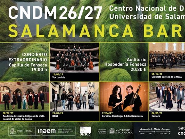 El CNDM y la Universidad de Salamanca presentan la 14 edición de Salamanca Barroca