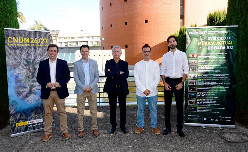 El CNDM y la Sociedad Filarmónica de Badajoz presentan la XVIII edición del ciclo Badajoz Actual
