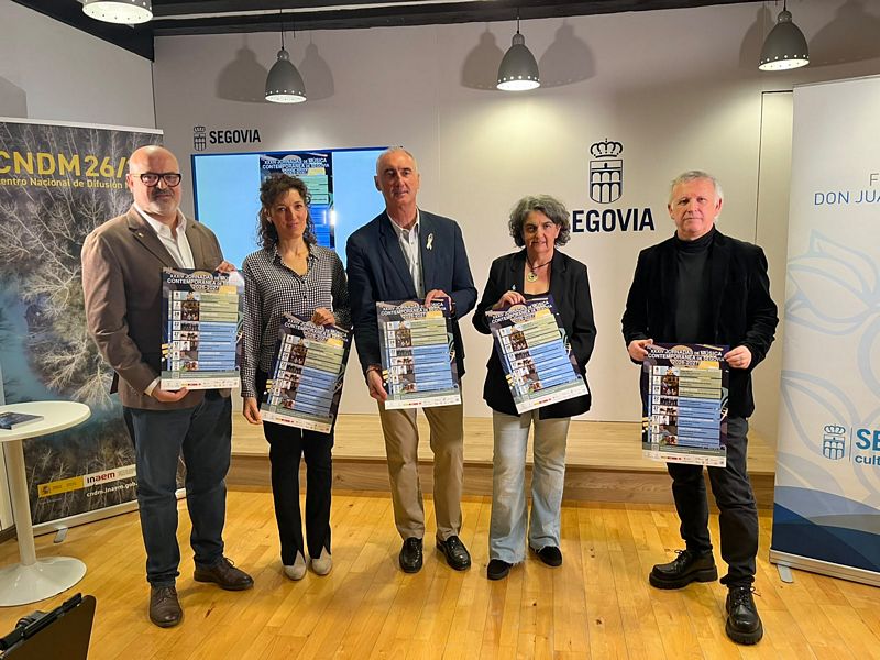 El CNDM y la Fundación Don Juan de Borbón presentan la 34 edición de las Jornadas de Música Contemporánea de Segovia
