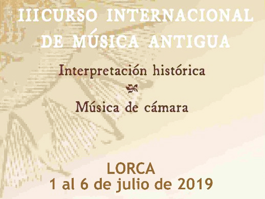 III Curso Internacional de Música Antigua, dentro del VII Festival de Música Antigua (MVSAL)