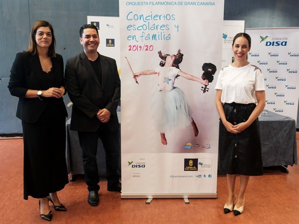 La OFGC y la Fundación DISA presentan la temporada 2019-20 de Conciertos Escolares y en Familia