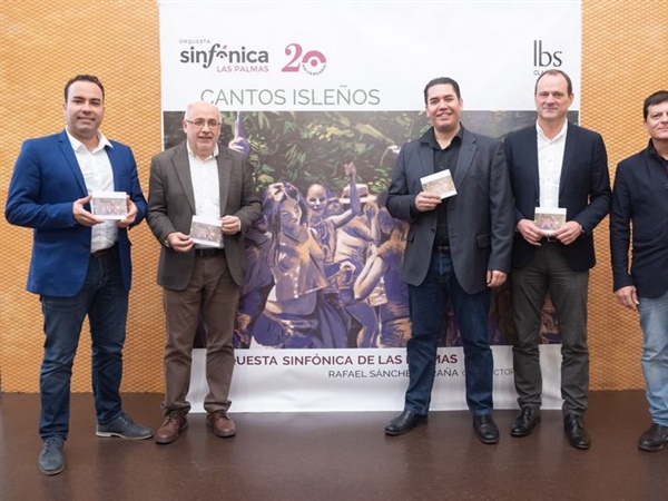 Rafael Sánchez-Araña y la Orquesta Sinfónica de Las Palmas presentan su CD ‘Cantos Isleños’