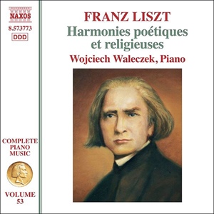 LISZT: Obra para piano solo (Vol. 53: Armonías poéticas y religiosas).