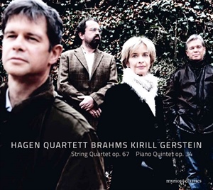 BRAHMS: Cuarteto de cuerda Op. 67, Quinteto con piano Op. 34.
