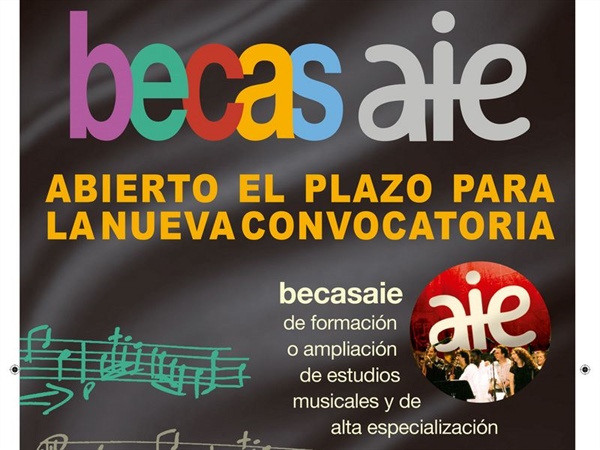 BecasAIE de Estudios Musicales para el curso 2020/2021