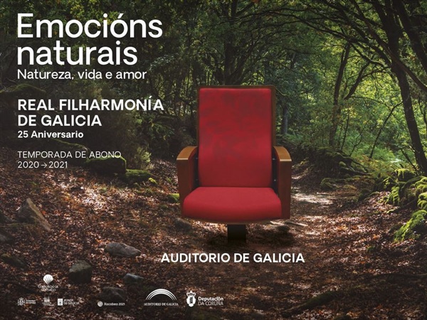 La Real Filharmonía de Galicia presenta la temporada 2020-21: “Emociones naturales”