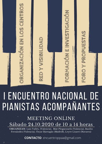 I Encuentro Nacional de Pianistas Acompañantes