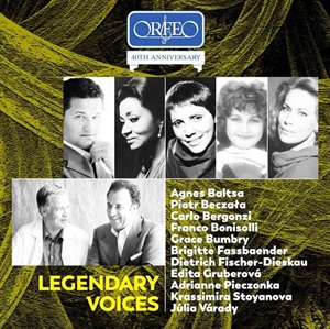 LEGENDARY VOICES. Diversas arias de BELLINI, HAENDEL, MOZART, STRAUSS, VERDI, WAGNER, etc.