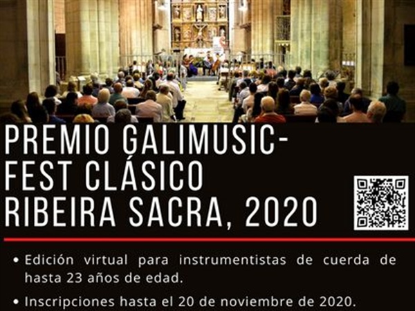 Premio Galimusic-Fest Clásico Ribeira Sacra, 2020. Edición virtual