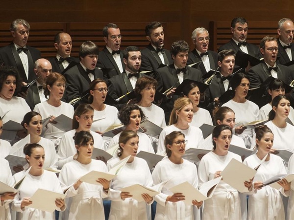 Concierto del Orfeón Donostiarra  “Música por la Paz” en el Auditorio Nacional