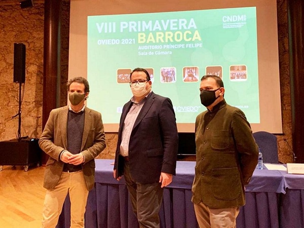 El CNDM y el Ayuntamiento de Oviedo presentan la VIII edición de Primavera Barroca