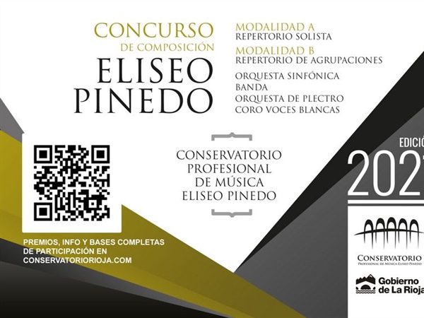 Convocado el Concurso de Composición “Eliseo Pinedo” 2021