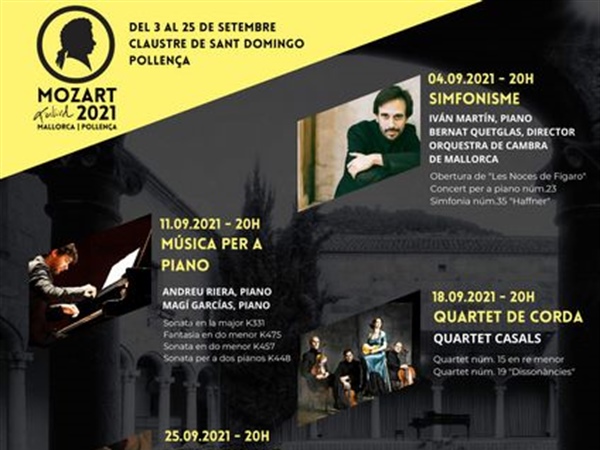 Mozart Festival Mallorca Pollença 2021