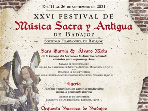 XXVI Festival de Música Sacra y Antigua de Badajoz