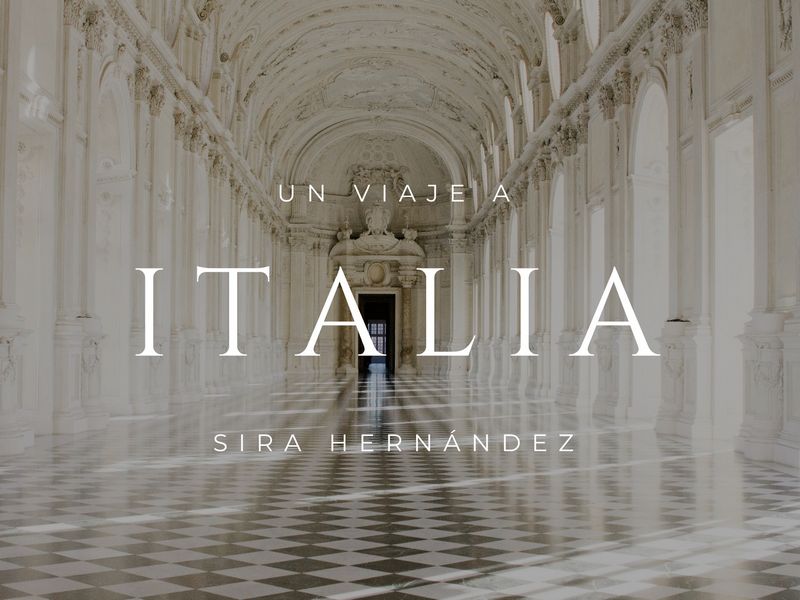 Sira Hernández, un viaje a Italia