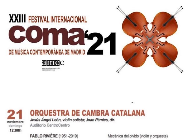 La Orquestra de Cambra Catalana en el Festival COMA de Madrid