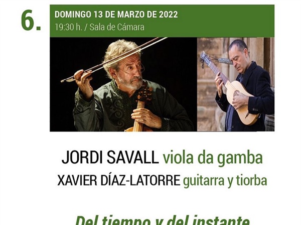 Jordi Savall y Xavier Díaz-Latorre en el ciclo Grandes Autores e Intérpretes de la Música