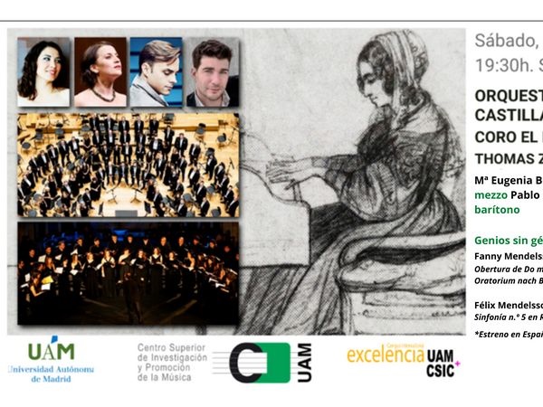 Estreno en España de 'Cantata del cólera' de Fanny Mendelssohn en el Ciclo de la UAM