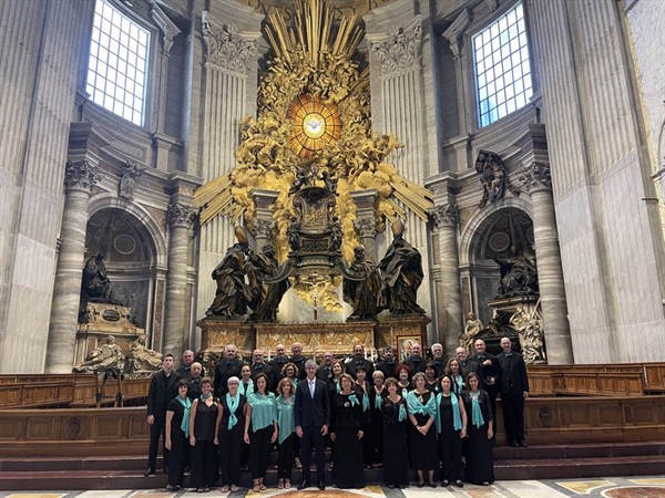 Décimo aniversario y gira del Coro Fundación GSD en Roma